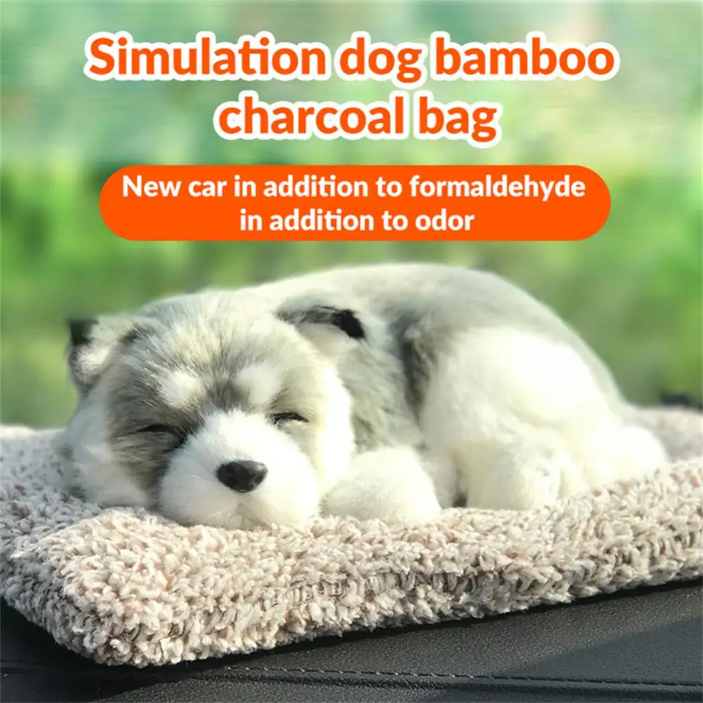 

Odor Removal Automobile Accessories Healthy Simulation Dog Bamboo Charcoal Bag Car Accessories Interior Decoration Purified Air