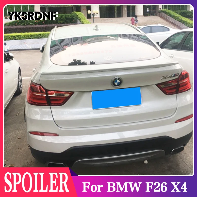 Для BMW F26 X4 2015 2016 2017 2018 Материал ABS Неокрашенный цвет P Стиль Задний спойлер