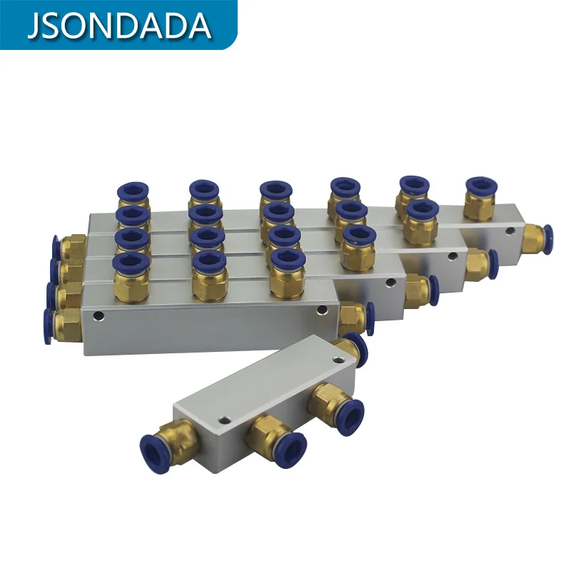 

Pneumatic Distributor 1/4”bsp 4 Way 3 Way 2 Way 5way 6way Air Hose Quick Connect Coupling Tool