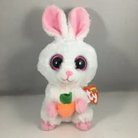 2022 ty beanie brunch easter bunny radish rabbit cute collectible doll big eyes plush stuffed animals toy kid birthday gift 15cm