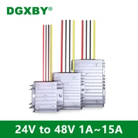 dgxby 24v to 48v 1a15a dc power converter 18 30v to 48 1v car power regulator dc dc transformer module ce rohs