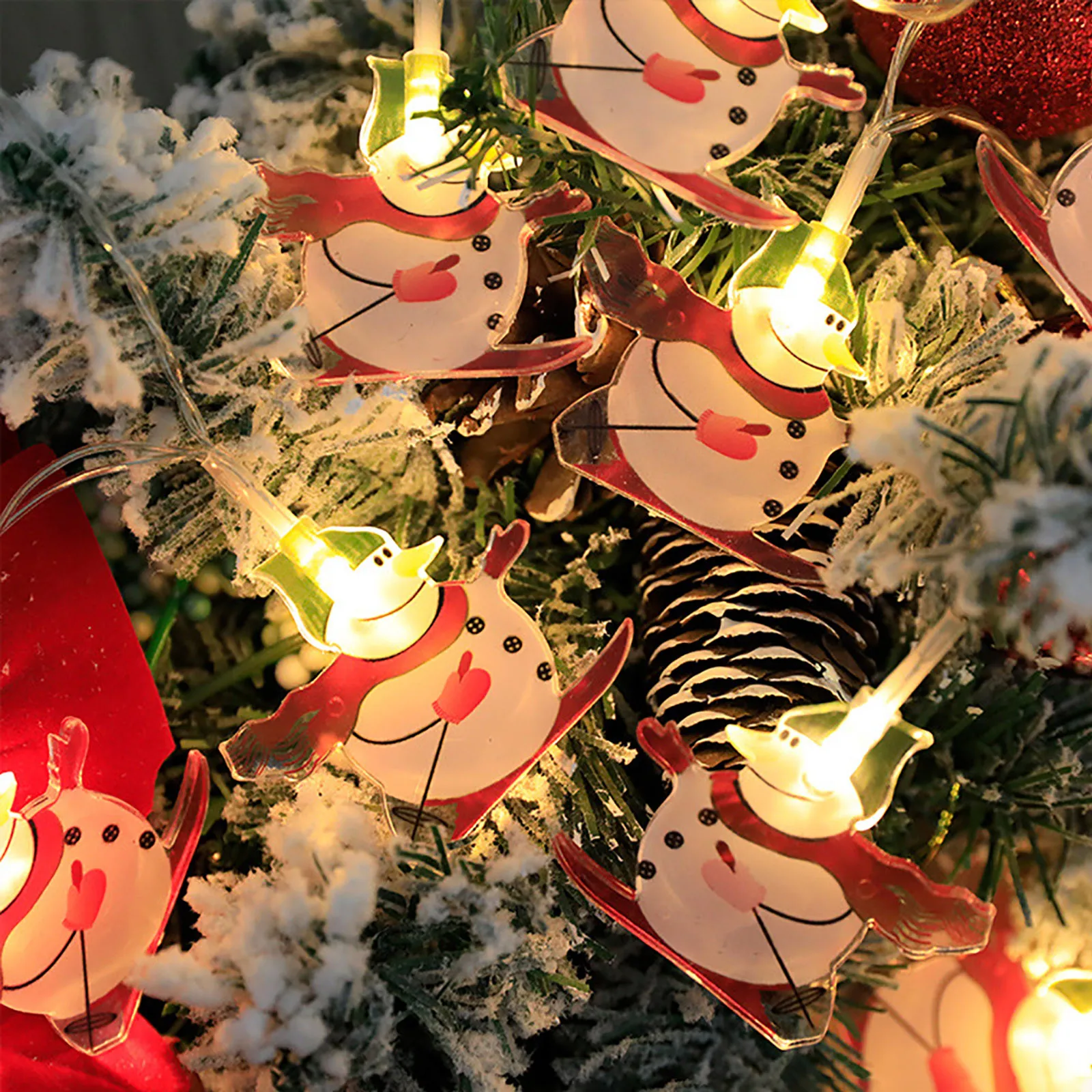 

Christmas Lights Indoor Warm 50 Count Decoration Tree Christmas Lights LED Atmosphere Lights Cool Christmas Lights Outdoor C9