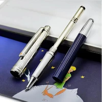 promotion pen le petit prince 163 sliver wave cap rollerball pens luxury gift mb stationery writing smooth with serial number