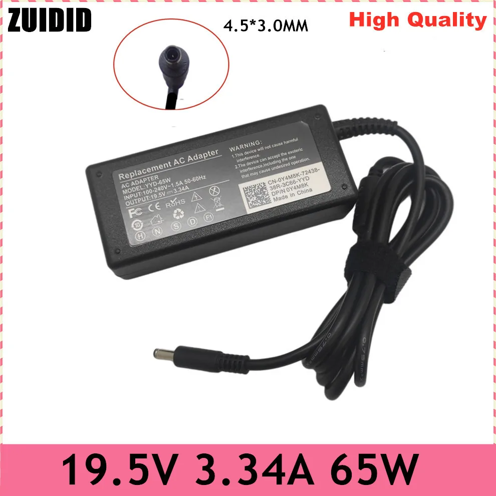 

19.5V 3.34A 65W 4.5*3.0mm AC Adapter Laptop Charger For Dell Vostro 15 XPS 13 9333 9344 3561 3562 3565 3568 3572 Power Supply