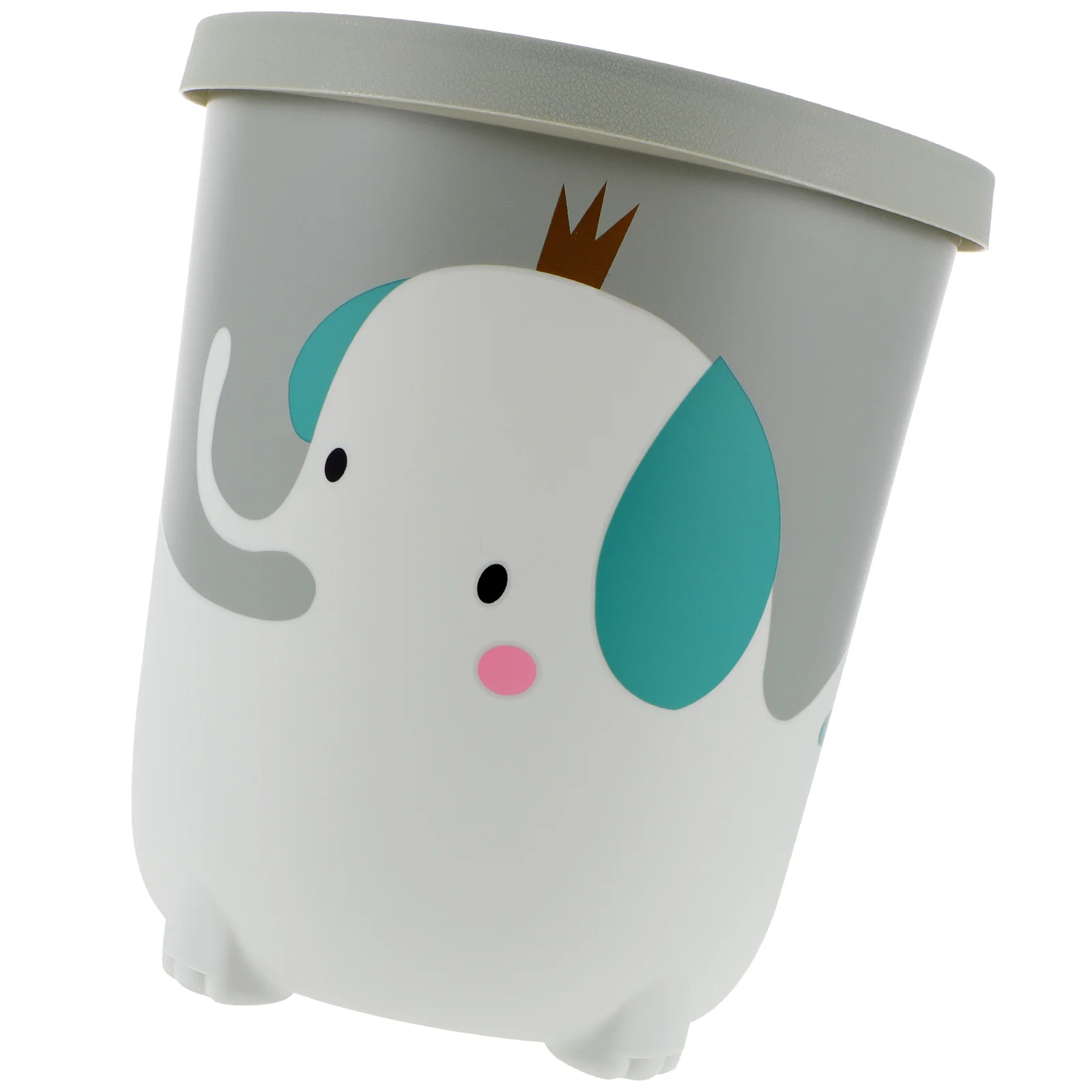Cartoon Waste Can Large Capacity Trash Can Bathroom Garbage Can Kitchen Large Trash Container
