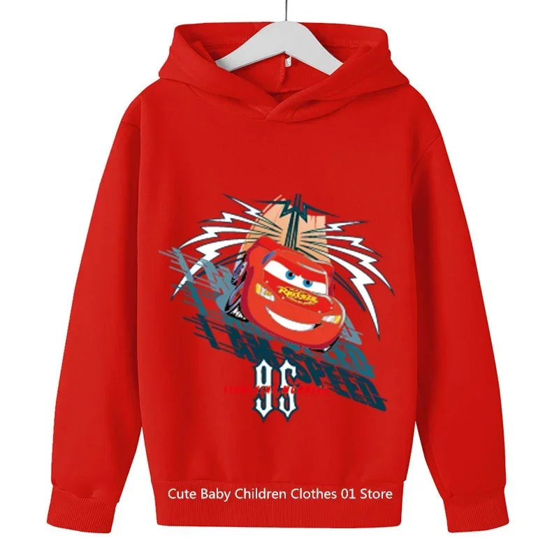 Детские толстовки с молнией Mcqueen для детей от 2 до 13 лет детские осенние и весенние
