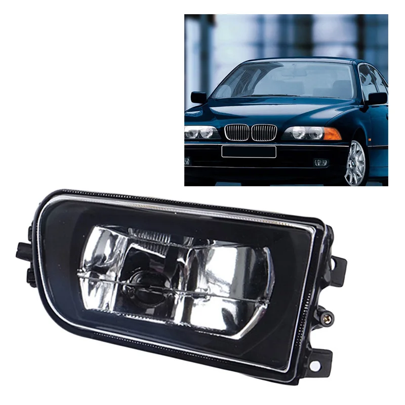 

Front Right Bumper Fog Light Housing Driving Running Lamp Shell Cover 63178360576 Fit for BMW E39 5-Series Z3 1997 1998-2000
