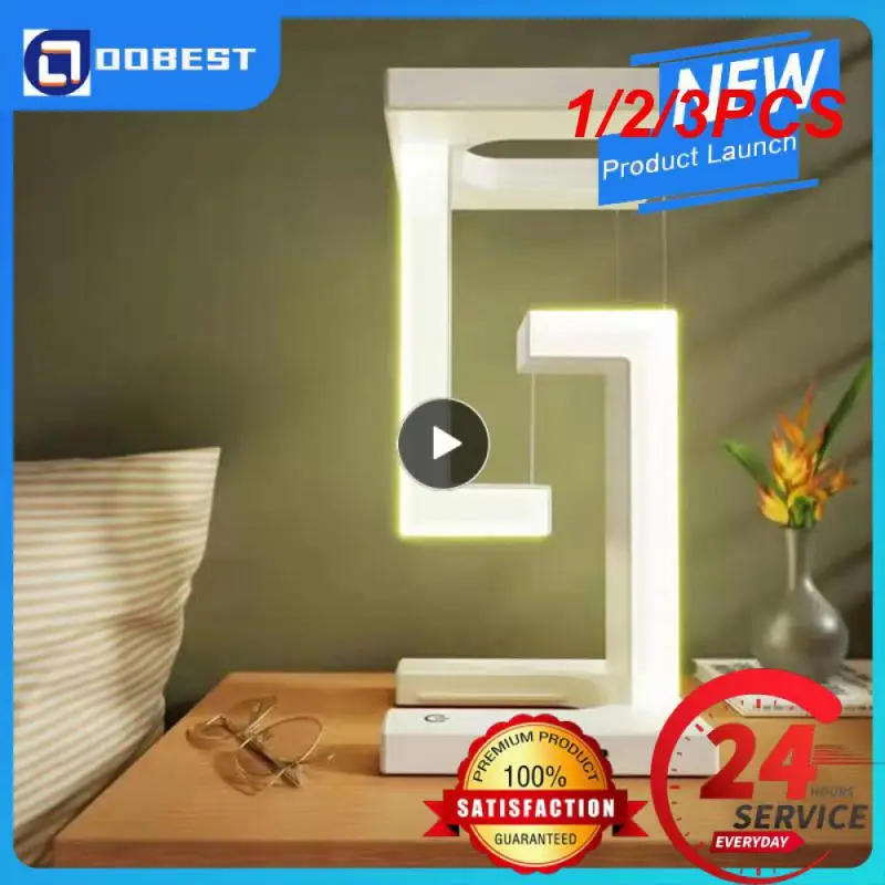 

Новинка, вертикальная настольная лампа, подвесная, антигравитационная, Беспроводная зарядка, складная, регулируемая, для спальни, 1/2/3 шт.