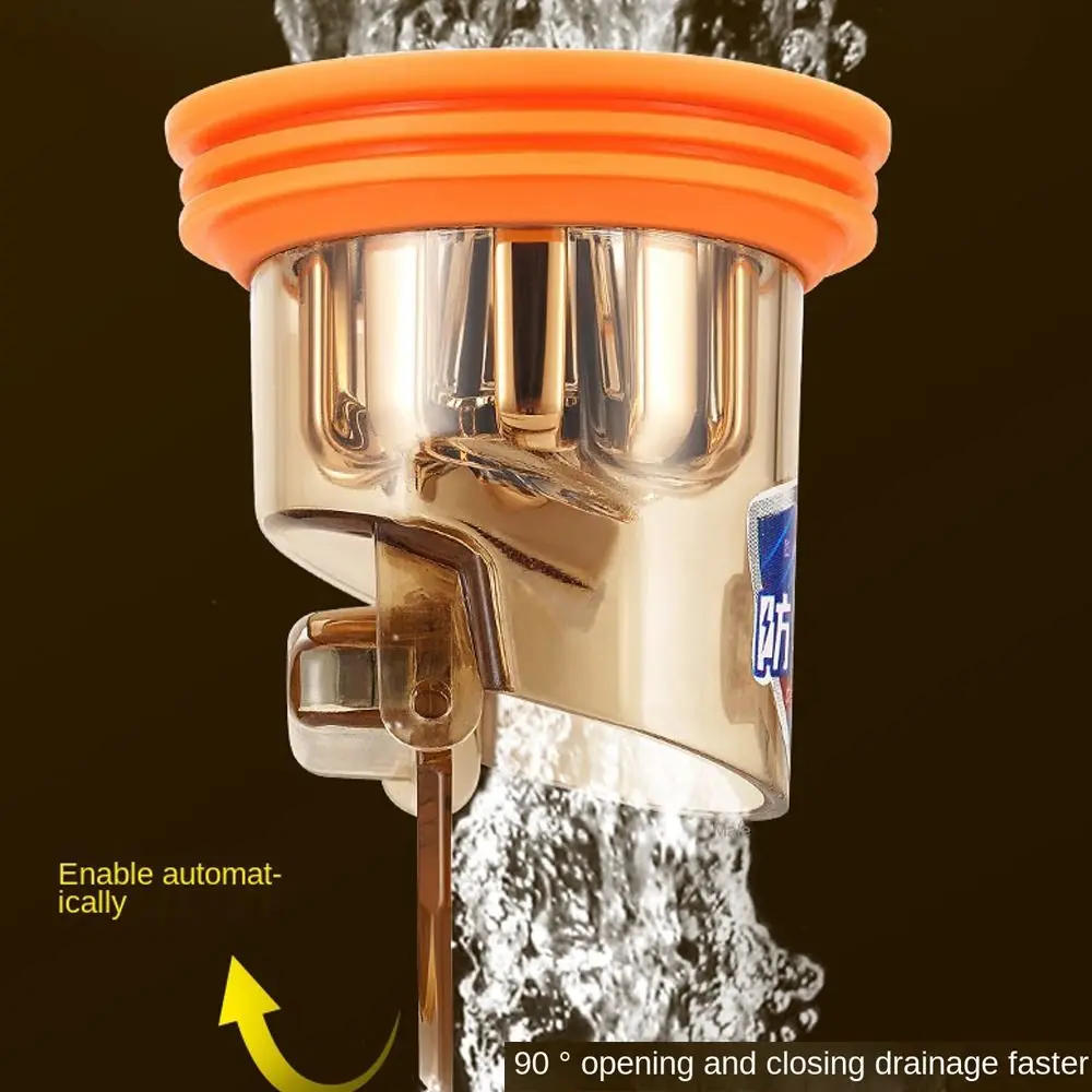 

Sewer Deodorant Floor Drain Core Kitchen Water Drain Filter Floor Strainer Plug Trap Sink Anti Odor Pest Prevention Deodorant