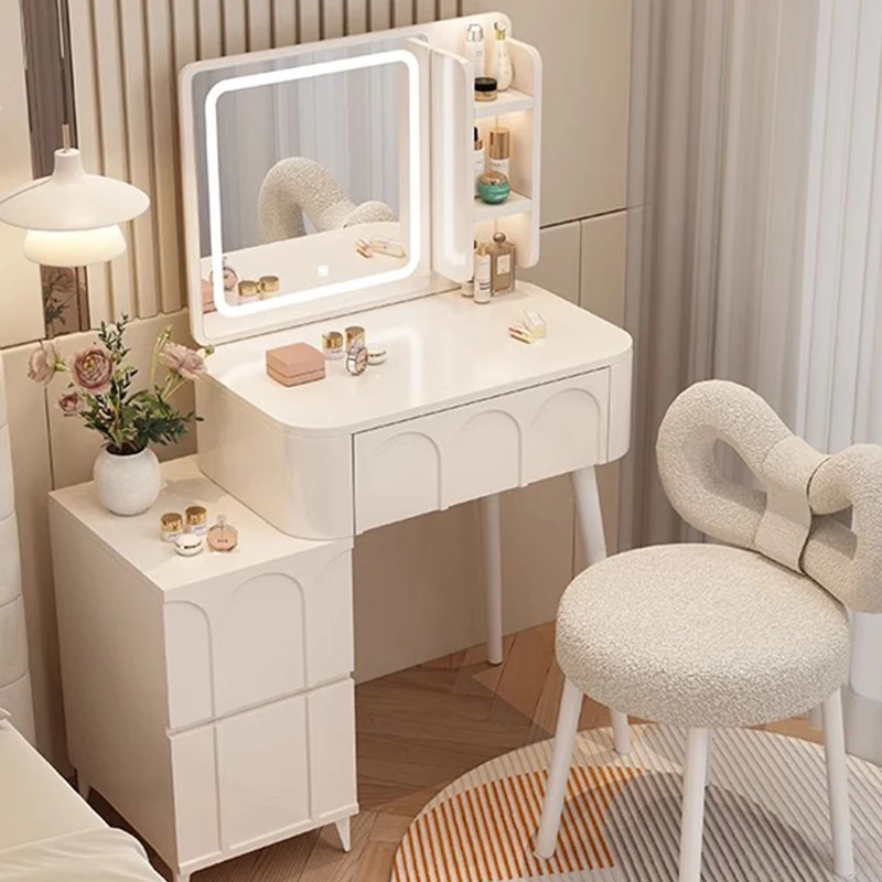 Шкаф для хранения шкафы столы туалетного столика макияж роскошные ночные стойки