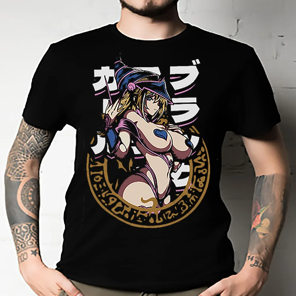 Футболка Maga osкура Yu-Gi-Oh Chica Girl Аниме Kawaii Waifu свитер мягкий унисекс Y2K топы летние с