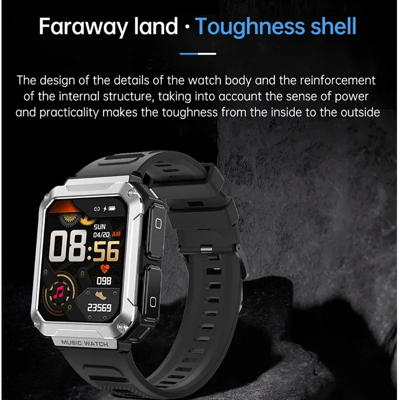 Смарт-часы T93 гарнитура TWS 4 Гб памяти беспроводные температура Bluetooth звонки 1 96