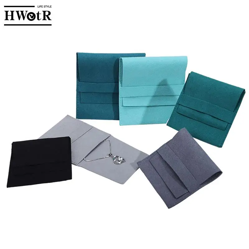 

1pcs Microfiber Velvet Bag Jewelry Presents Pouches for Necklace Christmas Wedding Gift Package Envelope Bags Can Personalized