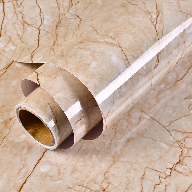 Водонепроницаемая мраморная настенная бумага 10 м виниловая самоклеящаяся