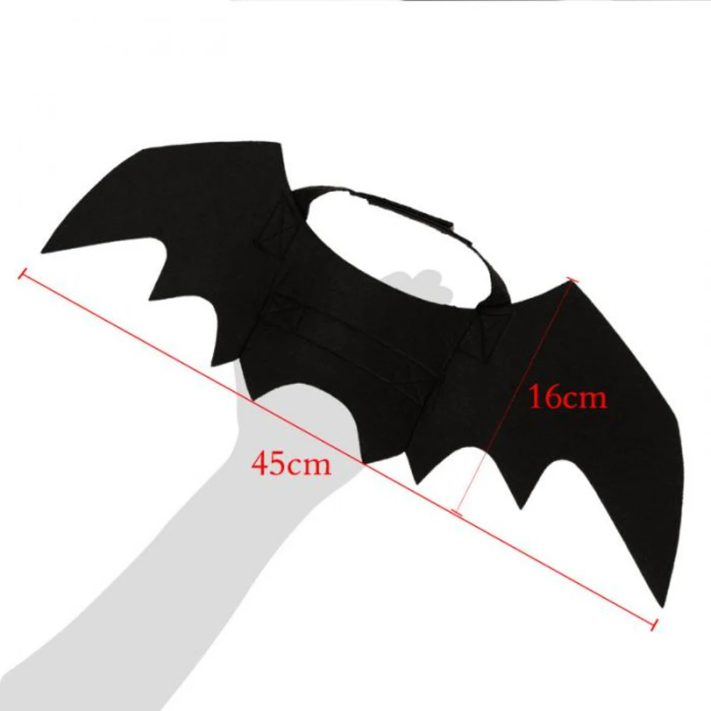 New Pet Dog Cat Bat Wing Cosplay Prop Halloween Fancy Dress Costume Outfit Wings  Costumes Photo Props Headwear CX203 images - 6