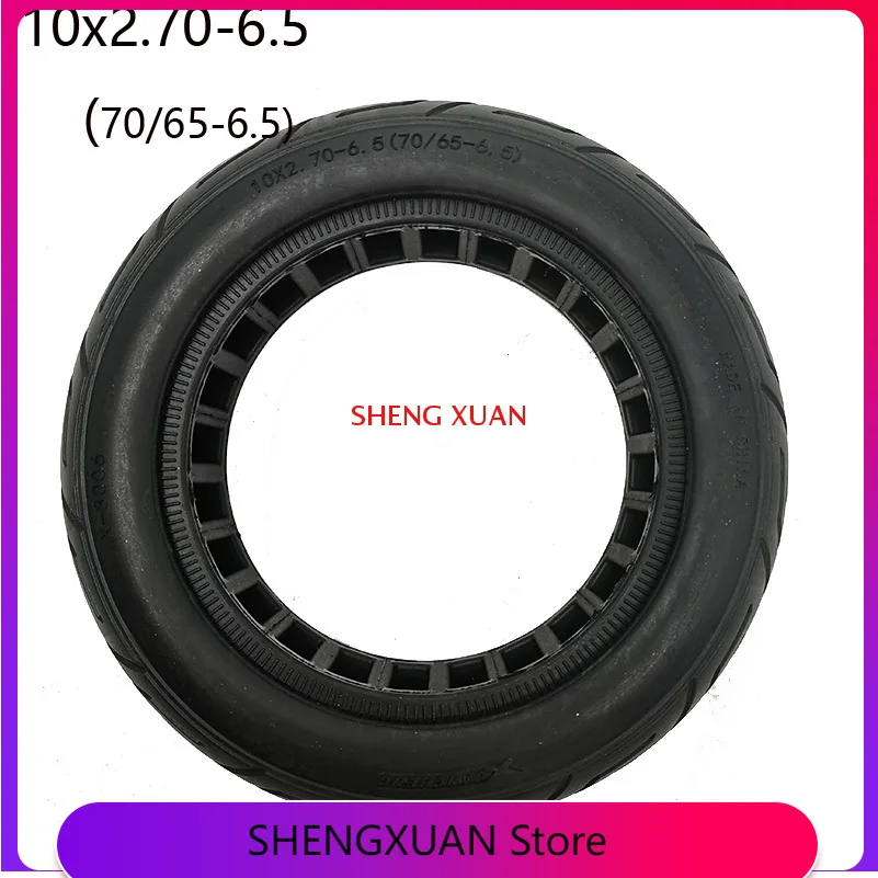 

10x2.70-6.5 solid tire 70/65-6.5 thick wear-resistant tire suitable for 10 inch electric scooter balance car accessories