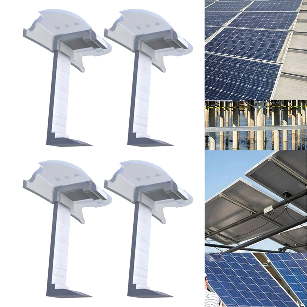 

4Pcs Solar Panel Drainage Clip Water Drain Solar Attachment Transparent Weatherproof Rustproof For Outdoor Removal Clip New