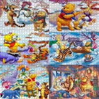 puzzles for adults winnie the pooh 500 pieces puzzle kids room wall decor dsiney cartoon gift toy