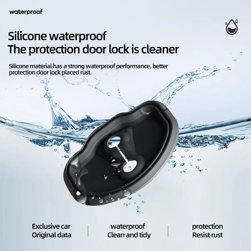 Для Tesla Model 3 X Y S крышка дверного замка автомобиля защитные аксессуары для