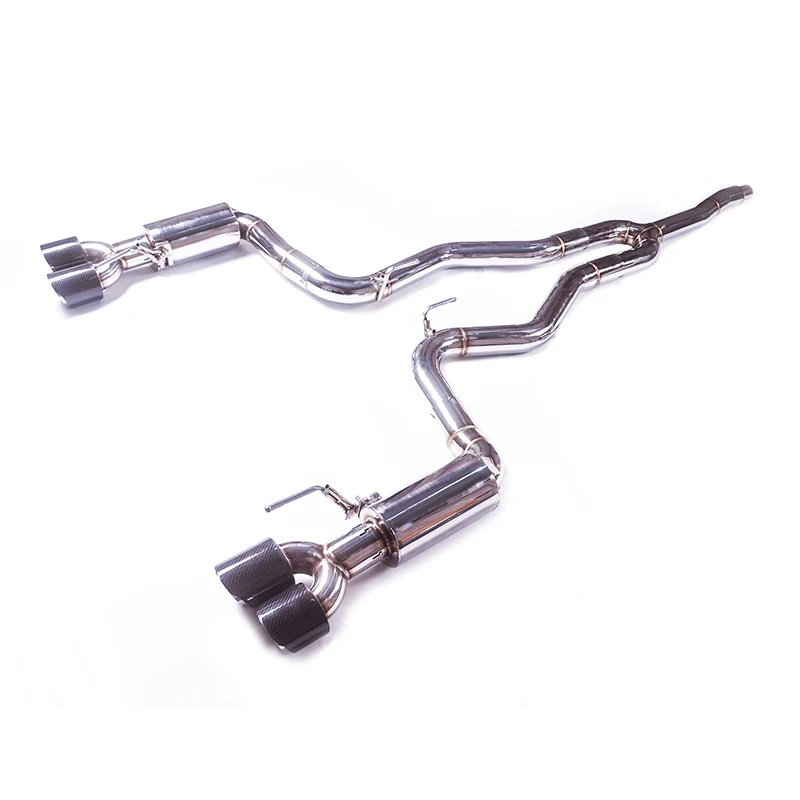 Фото Глушитель выхлопа Catback GFC для Ford Mustang EcoBoost 2.3T 2014+, выхлопная система автомобиля изготовлена из 3-дюймовой нержавеющей стали 304 №2