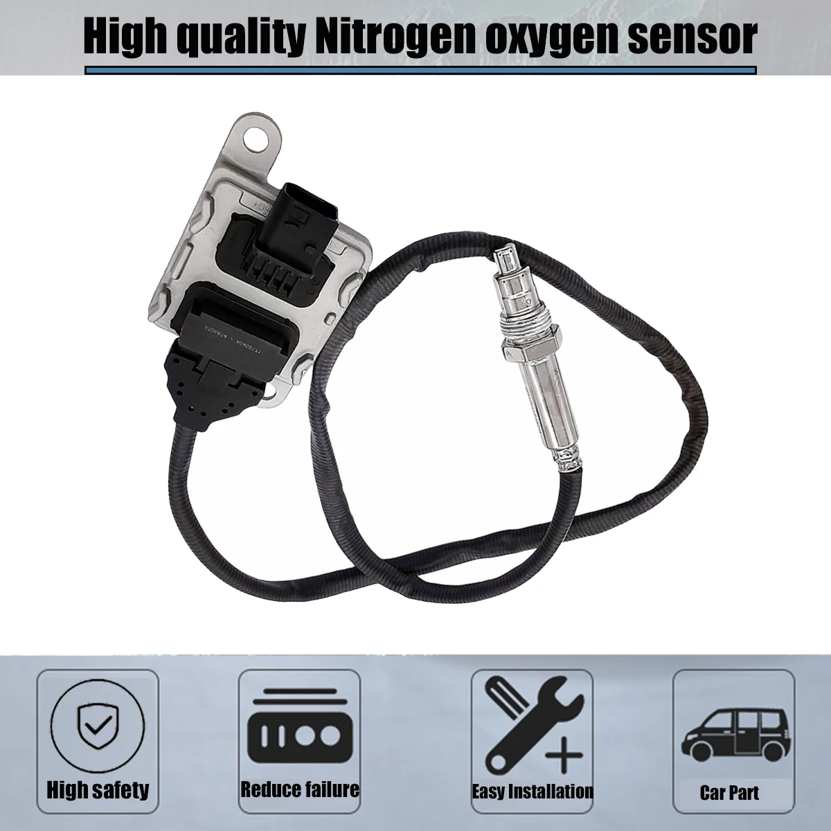 Фото Датчик оксида азота (NOx) 4326869 для Cummins Ford F650 Freightliner Blue Bird 2872947 5WK96753A 5WK96753B 2872947NX 4326869NX №4