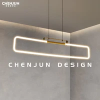 light luxury minimalist creative art restaurant kitchen island chandelier nordic internet celebrity designer model lo bar lamp