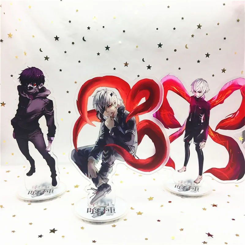 

Tokyo Ghoul Cartoon Characters Acrylic Animation Stand Figiures Drawing Double Sided Anime Game Figurines for Gifts Present