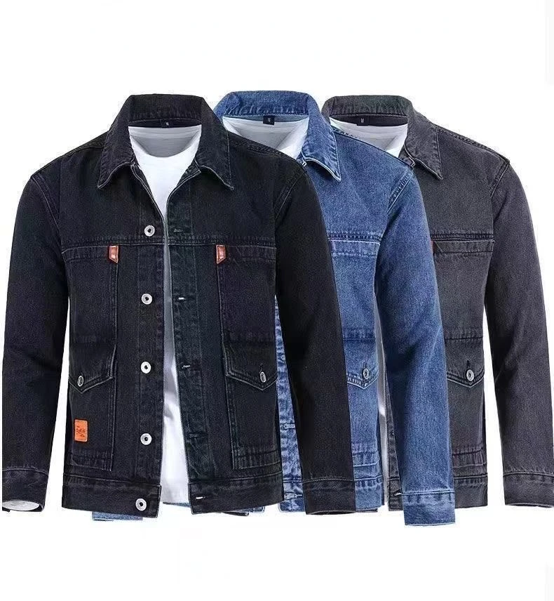

Новинка Осень-зима 2023, Мужская классическая модная Универсальная джинсовая куртка, Мужская теплая Высококачественная флисовая куртка с флисовой подкладкой