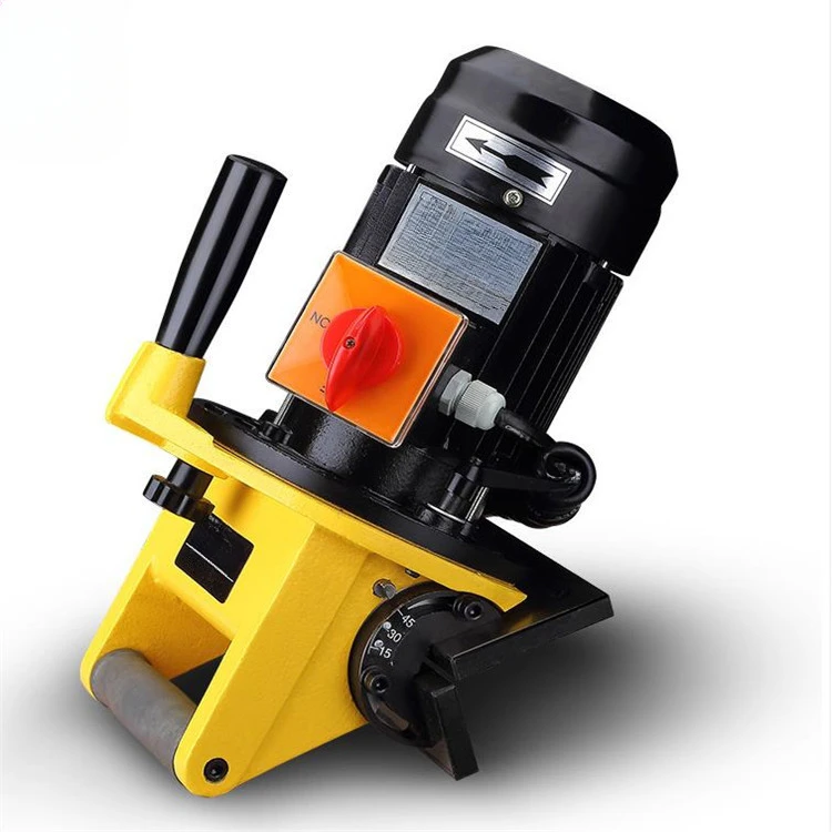 Портативная мощная машина для снятия фаски со стальной пластиной с регулируемым