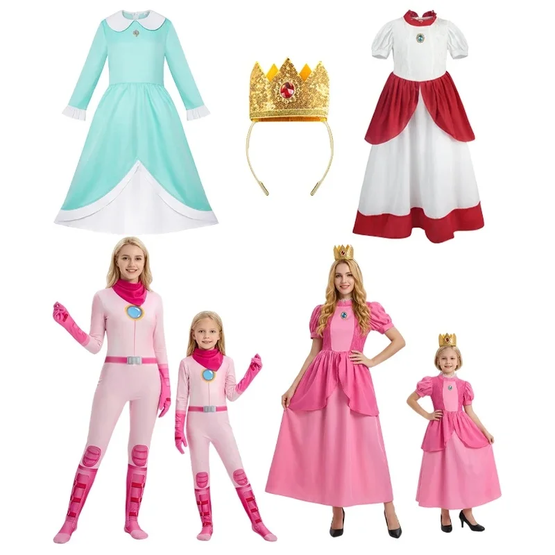 Фото ❤️ Косплей ❤️ Женский костюм для косплея Sweet Pincess Peach, праздничная одежда для Хэллоуина, маскарадное платье ❤️ №4