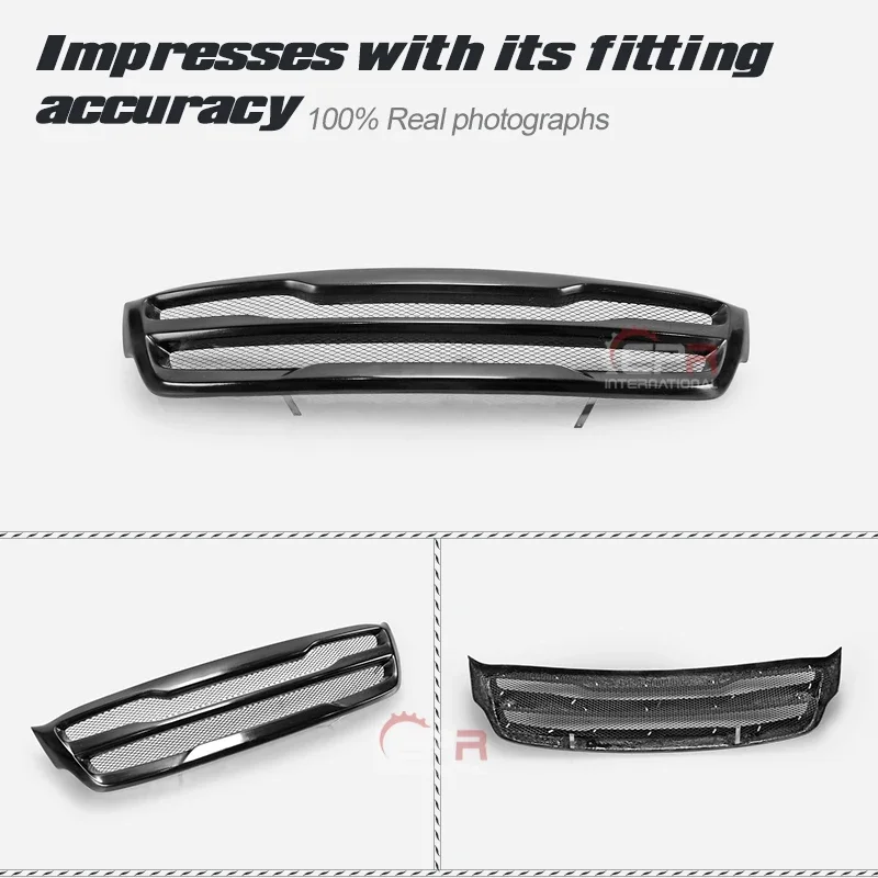 Для 2014-2017 Kia Sorento UM RR Стиль FRP стекловолокно Неокрашенный передний гриль бампер