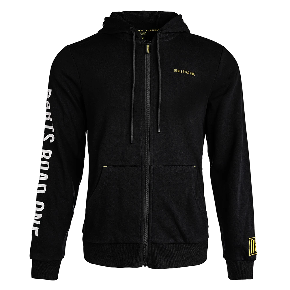 CUESOUL DARTS ROAD ONE Zip-up Hoodie,Unisex Jersey for Normal