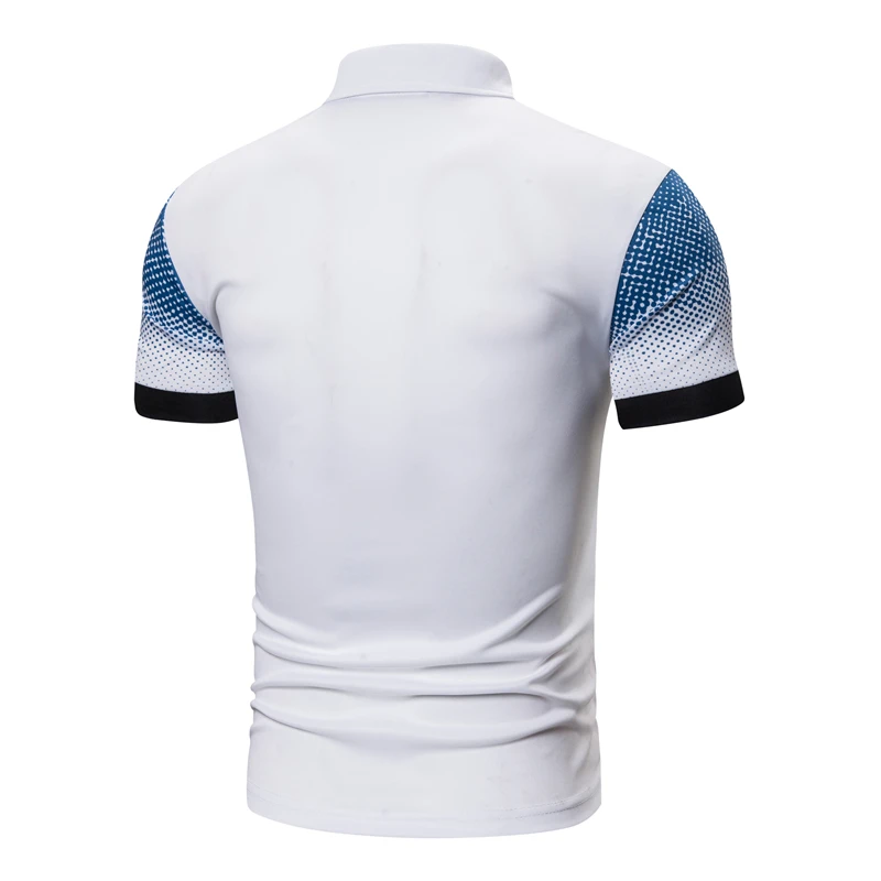 Men Polo Shirt Short Sleeve Print New Clothing Summer Streetwear Casual Fashion tops |
