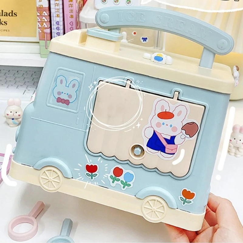 X6HD Детская копилка мультяшный автомобиль большая емкость PP восхитительный