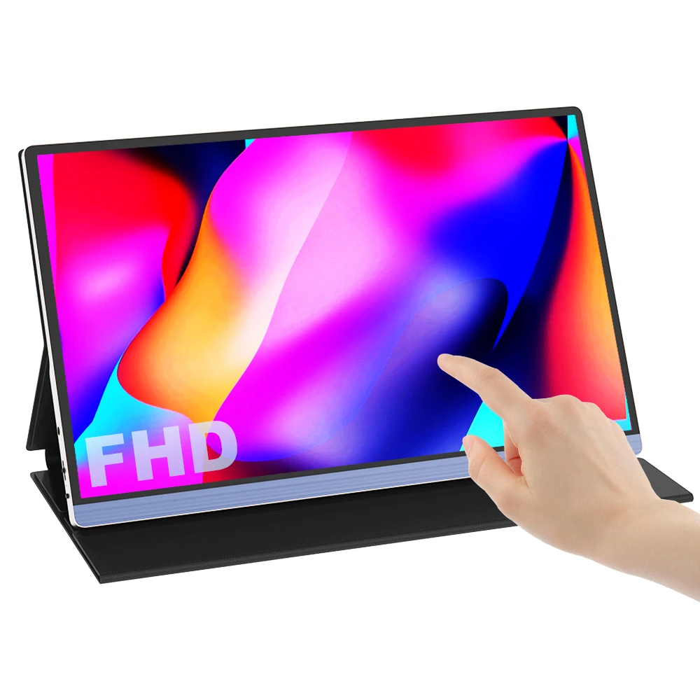 15 Inch Touch Screen Display 1920 x 1080 Portable Gaming Monitor HDR IPS HDMI USB Type C  For Macbook Phone Laptop XBox PC PS4/5