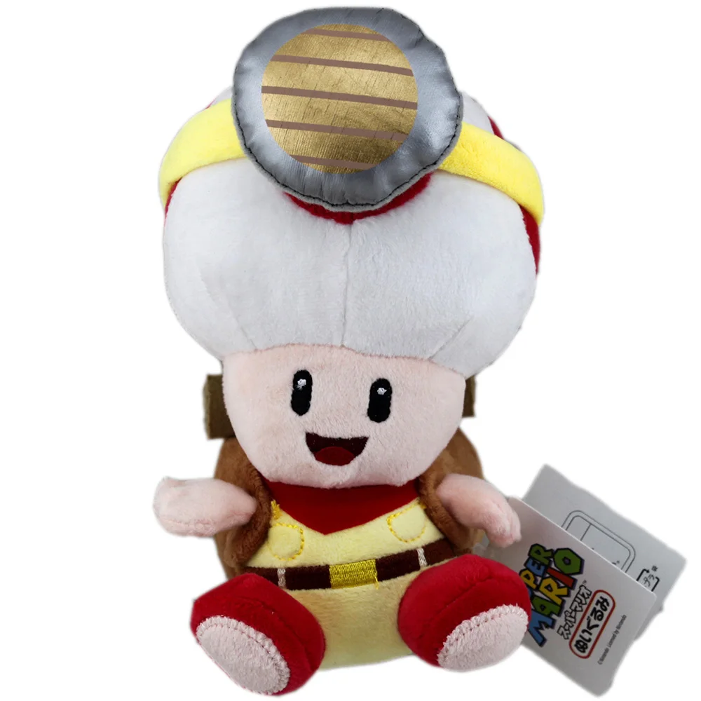 Super Mario Bros. Майнер для охоты за сокровищами 7 дюймов плюшевая игрушка Nintendo Switch Game