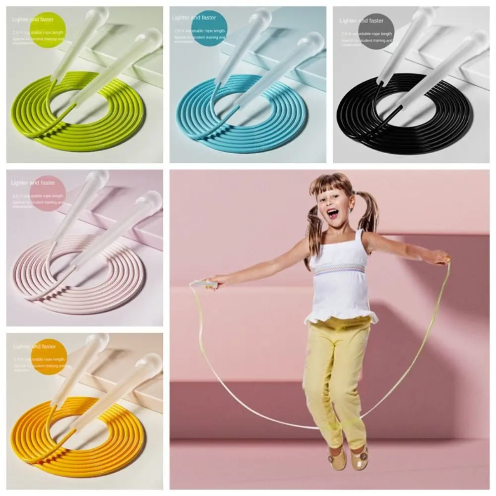 Спортивные товары 2 8 м гоночная Скакалка прозрачная ручка легкая для экзамена