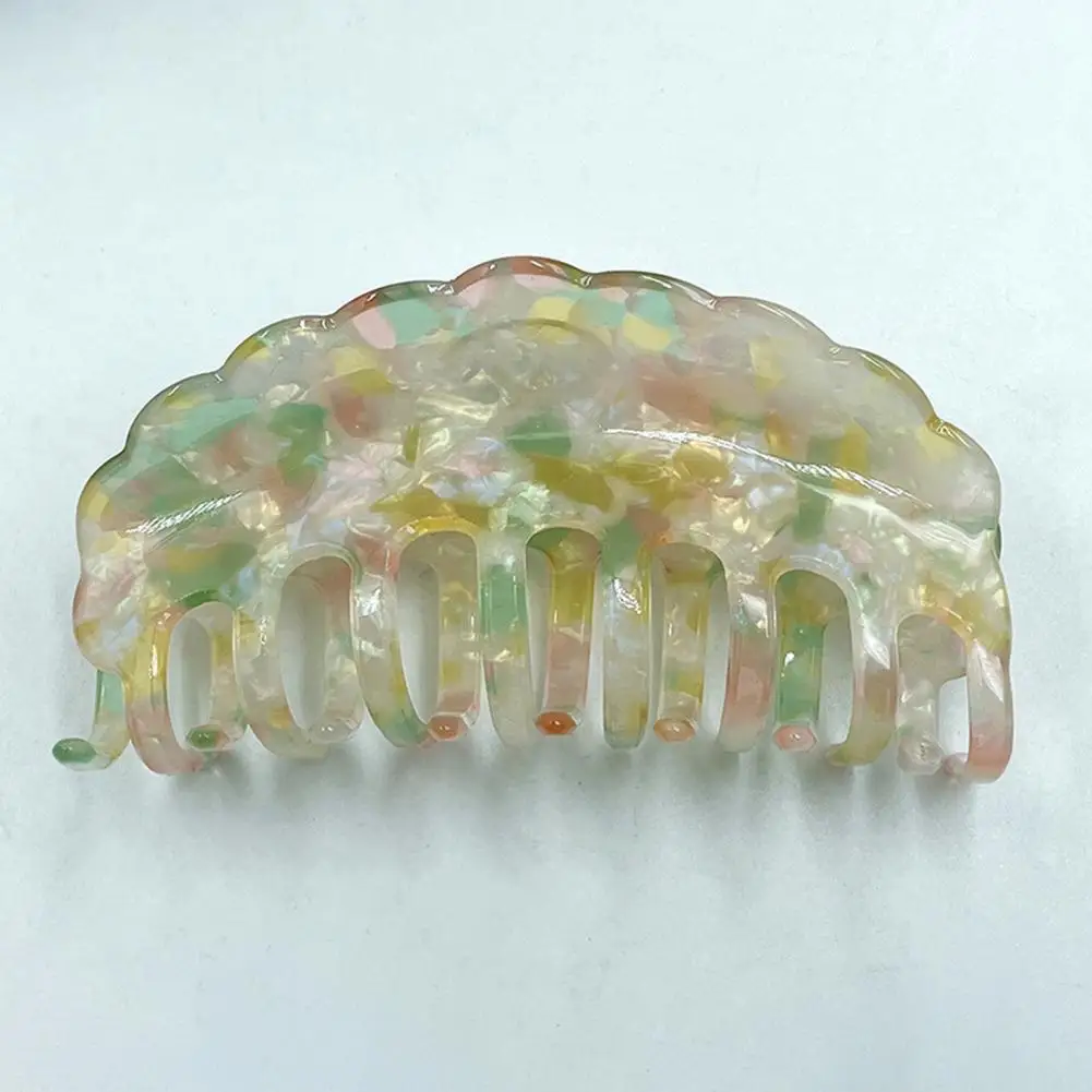 

Винтажные противоскользящие большие заколки для волос с гладкими краями, украшение для головы