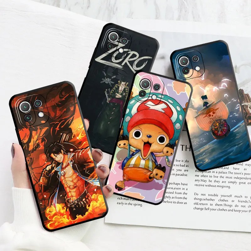 Мягкий аниме один штук бампер чехол для Samsung Galaxy S21 Note 20 Ultra 10 Plus 8 9 S20 S22 A22 A32 A72 S22 Note9 Обложка