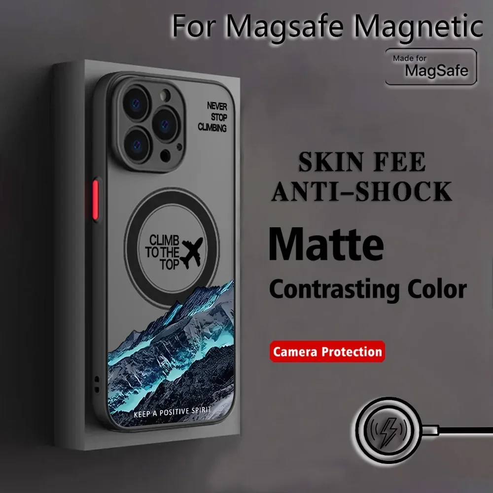Чехол для телефона Mountain Peak Aircraft iPhone 16 15 14 13 12 11 Pro Max Mini XR XS X 7 8 6 6s Plus матовая