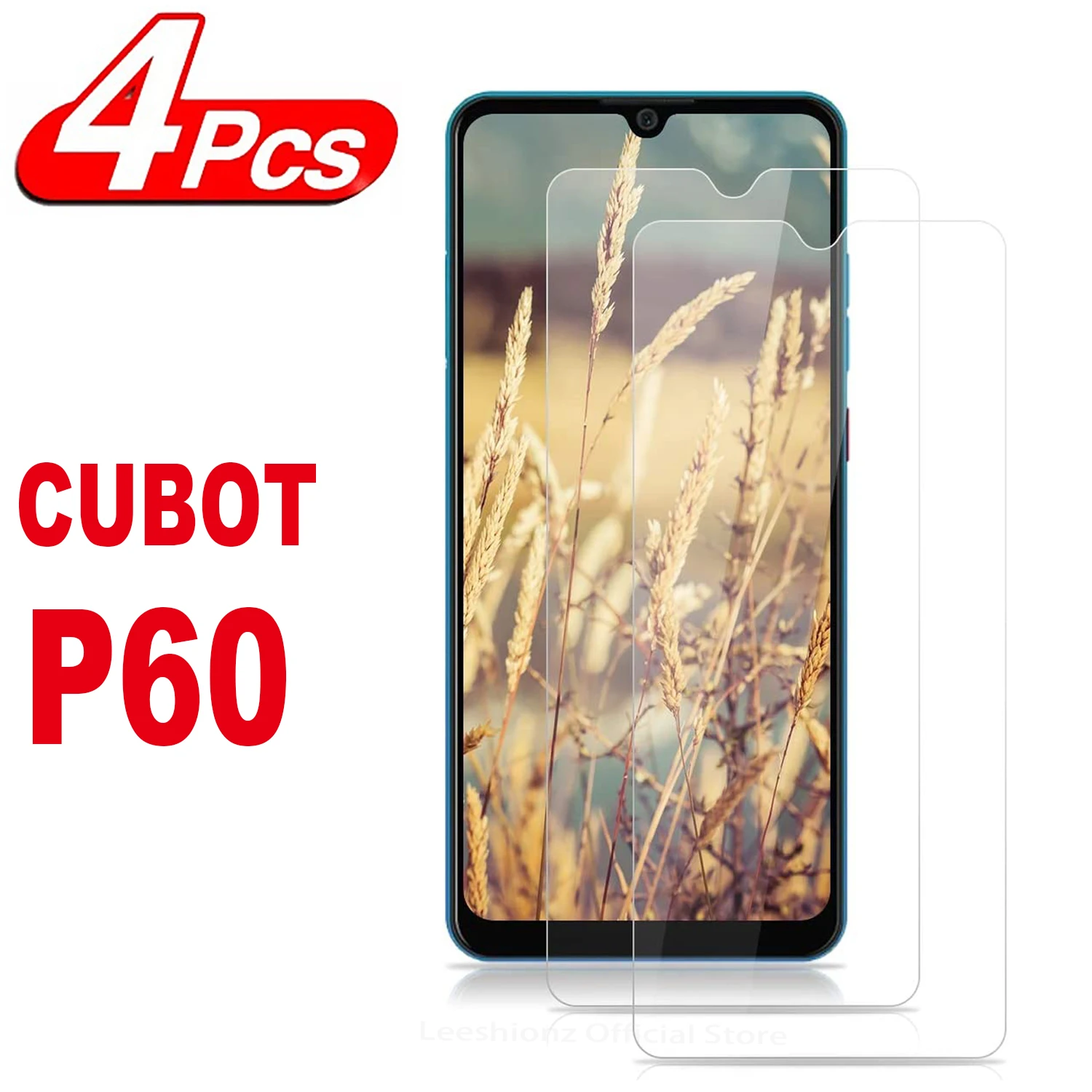 2/4Pcs Screen Protector Glass For Cubot P60 Tempered Glass Film