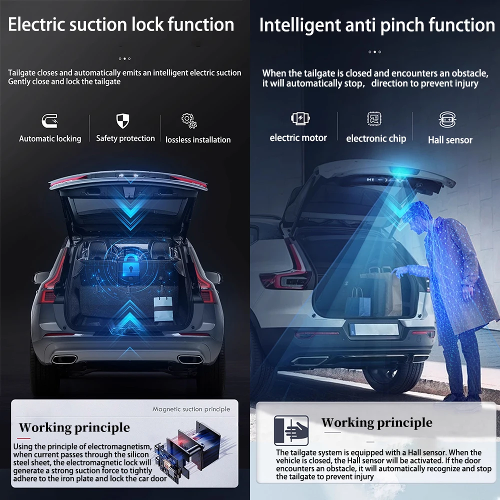 Фото Комплект автоматического электропривода багажника (смарт-дверь) для Nissan Fuga Cima, Mitsubishi Proudia Dignity Y51 BY51 BHGY51 №3