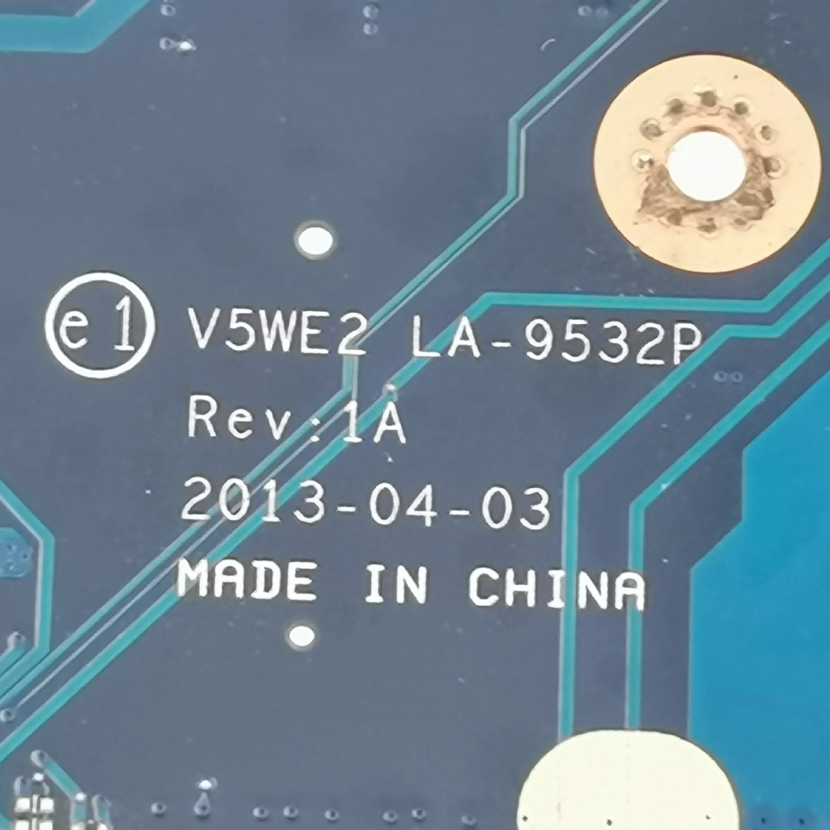 Материнская плата V5WE2 LA-9532P для ACER Aspire E1-532 E1-532P E1-572G материнская ноутбука с