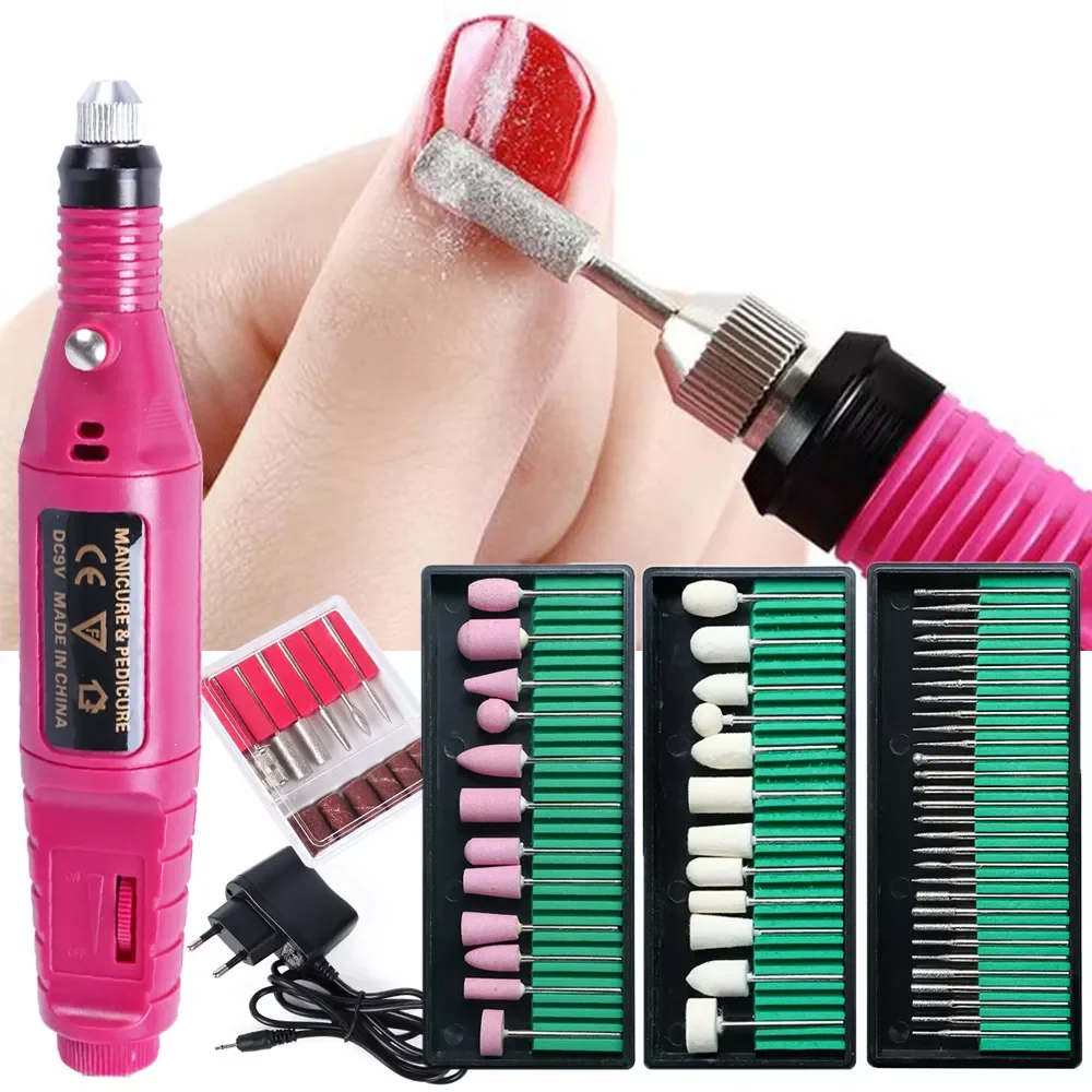 

20000RPM Professional Electric Nail Drill Machine Kit Mill For Manicure Cutter For Removing Gel Varnish Nail Machine GLHBS-011P