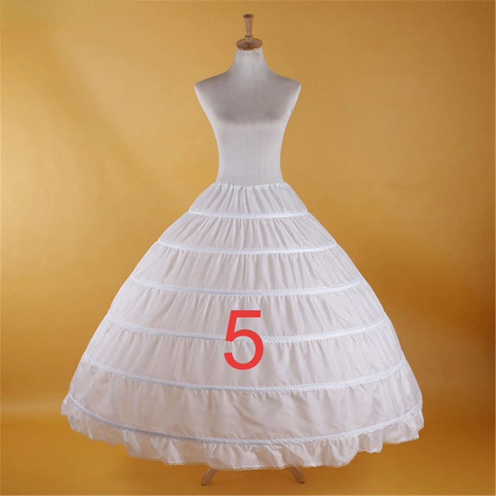 Bridal Wedding Petticoat Hoop Crinoline Prom Underskirt Fancy Skirt Slip jupon mariage Wedding Accessories images - 6