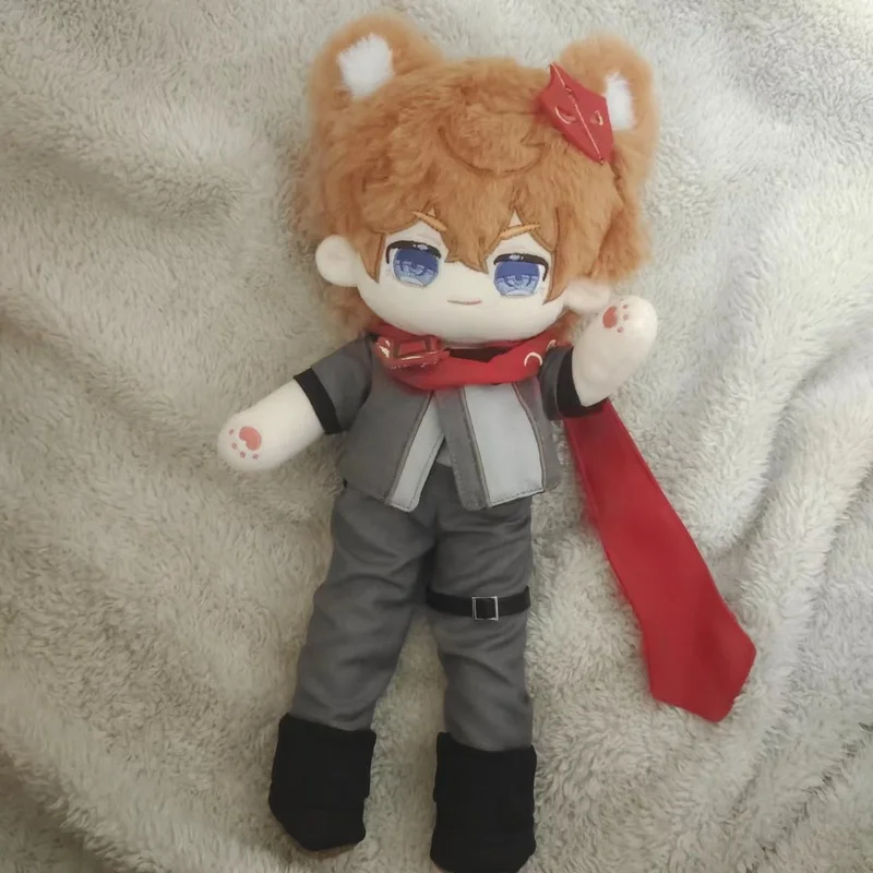 

32 см Аниме игра Genshin влияние косплей длинные ноги тартаглиа милое платье горничной наряд плюшевая кукла и ткань рождественские подарки