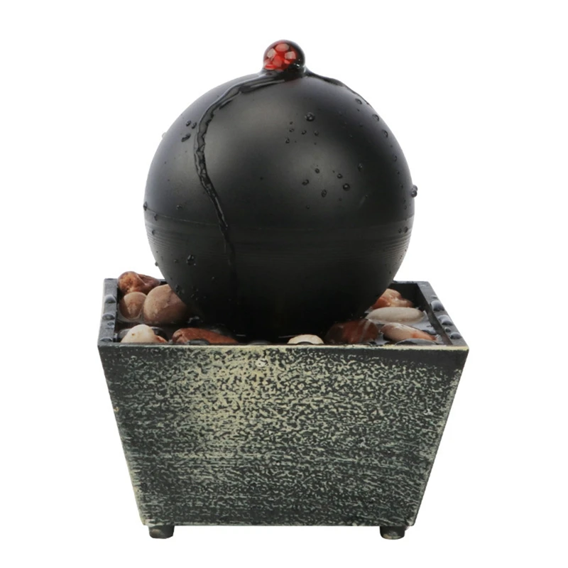 

Fountain Scene Tabletop Decorative Fountain Feng Shui Meditation Waterfall Tabletop Mini Waterfall for Home Decor