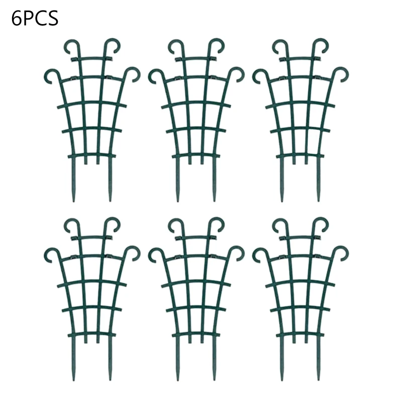 

Garden Plant Climbing Trellis Mini Climbing Plant Trellis Pots Supports 6pcs