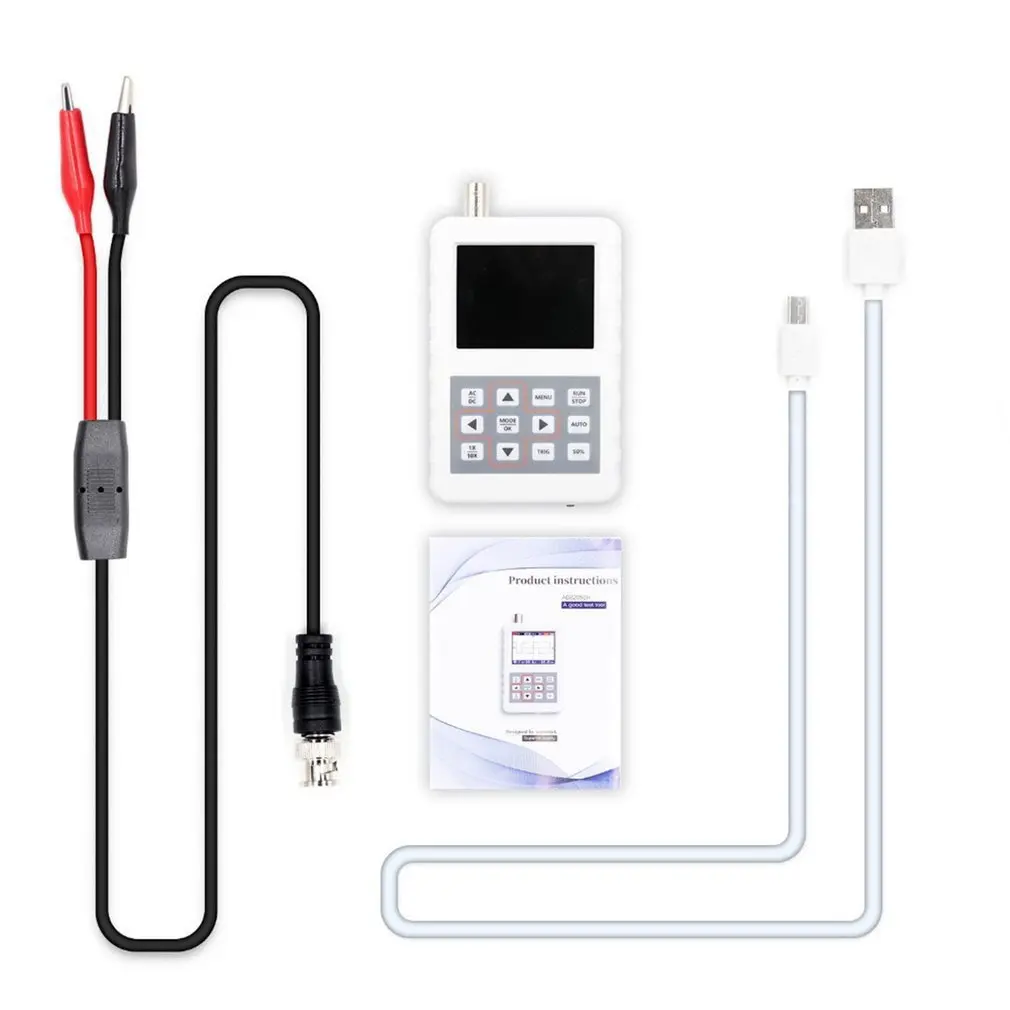 

Handheld Mini Portable Digital Oscilloscope 5m Bandwidth 20msps Sampling Rate Bandwidth Support Waveform Storage