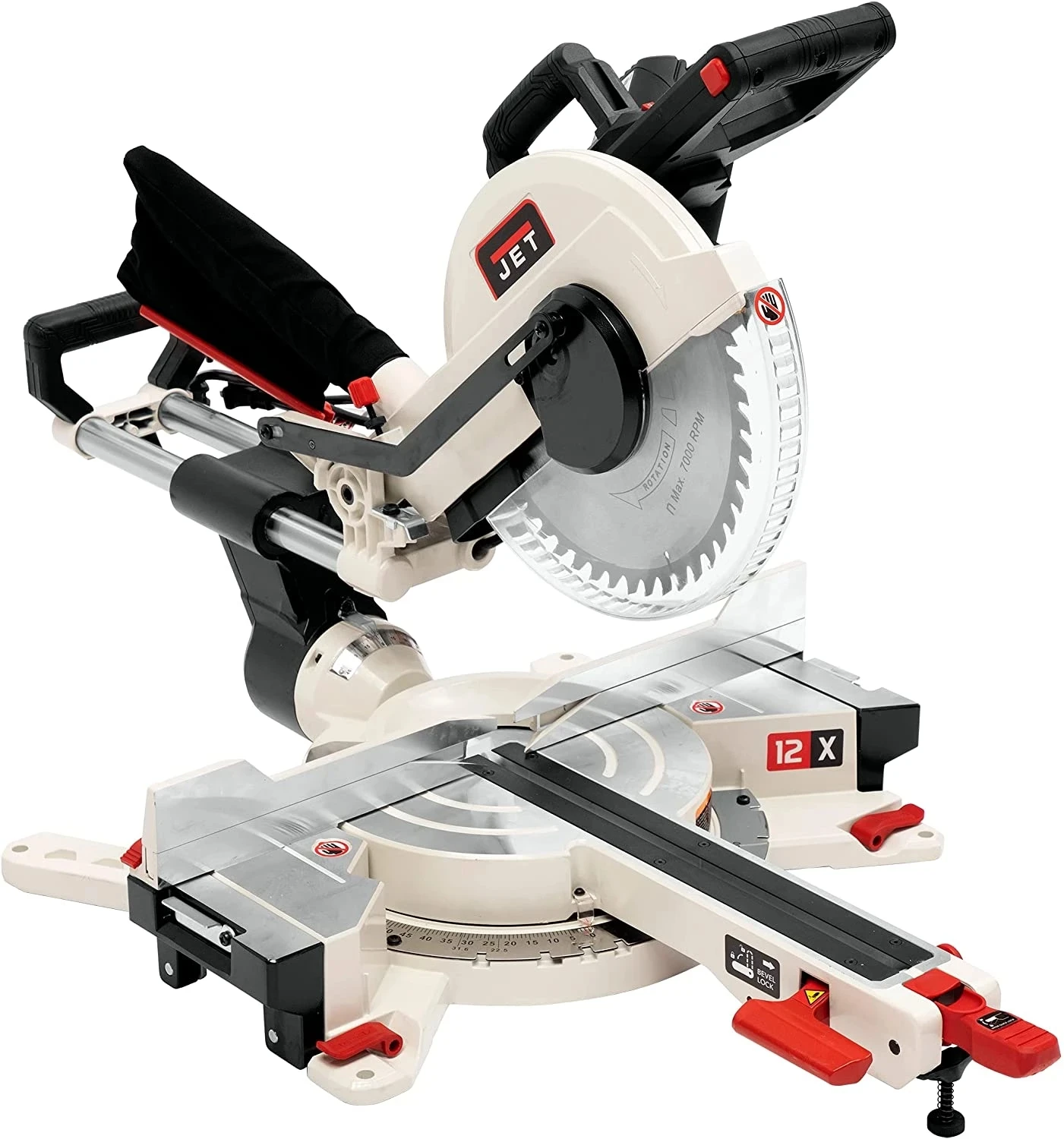 

2023 New JET JMS-12X, 12-Inch Sliding Dual-Bevel Compound Miter Saw (707212) Metal wall plate